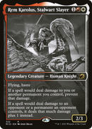 Rem Karolus, Stalwart Slayer (Showcase Eternal Night) [Innistrad: Midnight Hunt] - The Mythic Store | 24h Order Processing