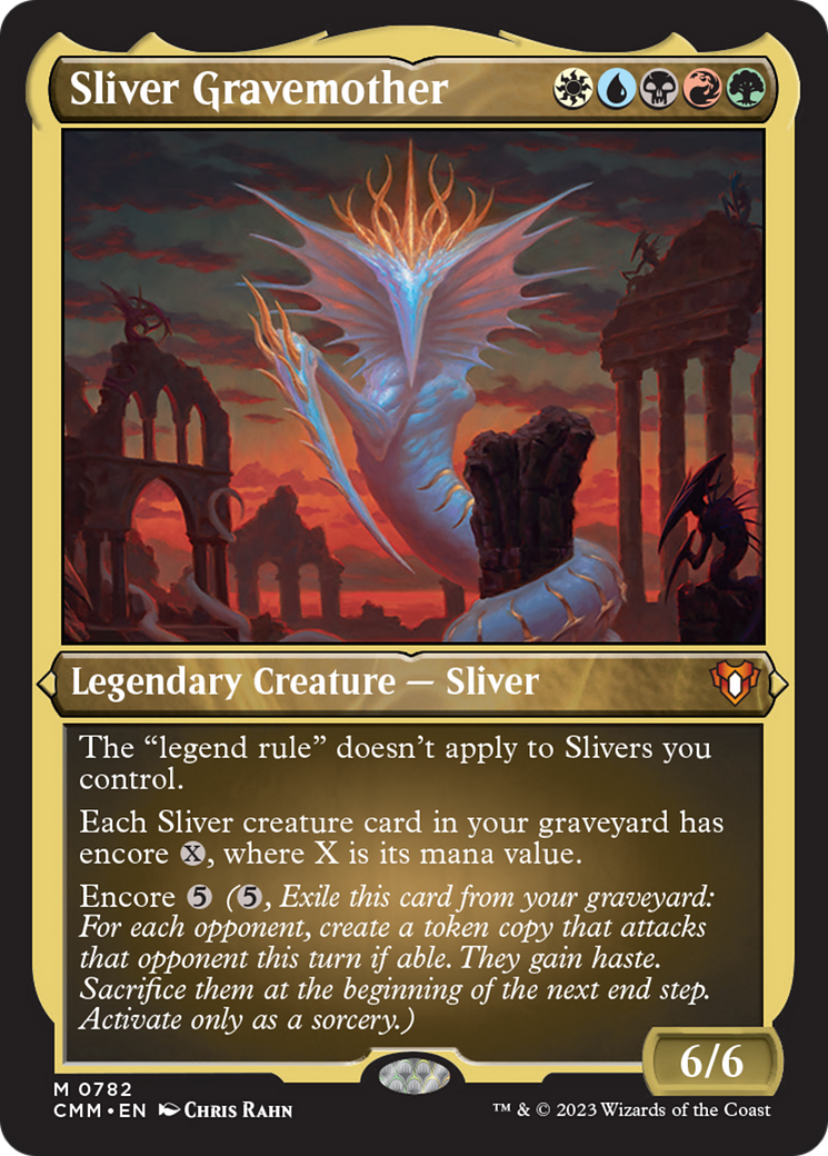 Sliver Gravemother (Display Commander) (Foil Etched) [Commander Masters] - The Mythic Store | 24h Order Processing