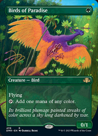 Birds of Paradise (Borderless Alternate Art) [Dominaria Remastered] - The Mythic Store | 24h Order Processing