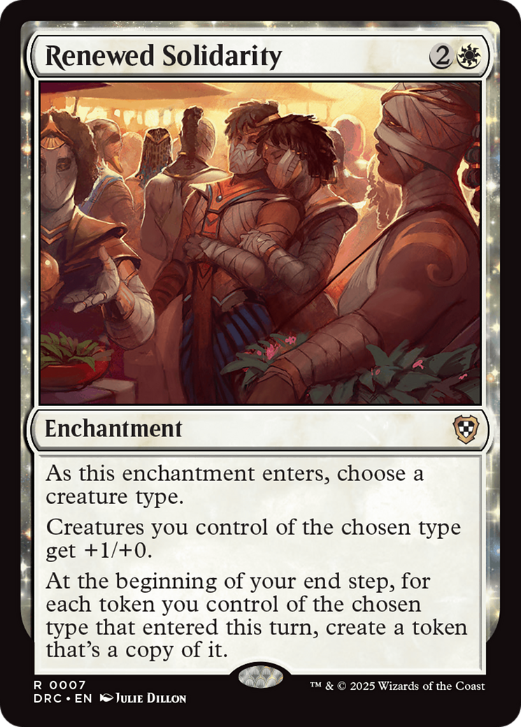 Renewed Solidarity [Aetherdrift Commander] - The Mythic Store | 24h Order Processing