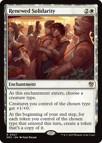 Renewed Solidarity [Aetherdrift Commander] - The Mythic Store | 24h Order Processing