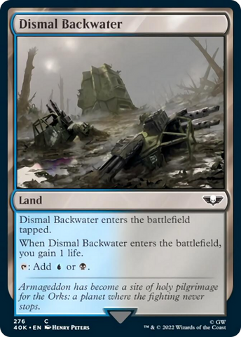 Dismal Backwater (Surge Foil) [Warhammer 40,000] - The Mythic Store | 24h Order Processing