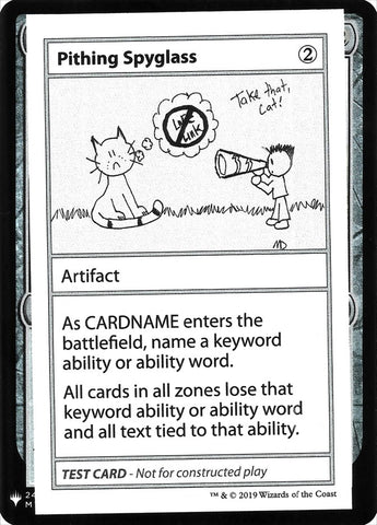 Pithing Spyglass [Mystery Booster Playtest Cards] - The Mythic Store | 24h Order Processing