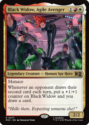 Black Widow, Agile Avenger (Surge Foil) [Marvel Super Heroes Commander] - The Mythic Store | 24h Order Processing