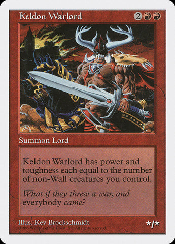 Keldon Warlord [Fifth Edition] - The Mythic Store | 24h Order Processing