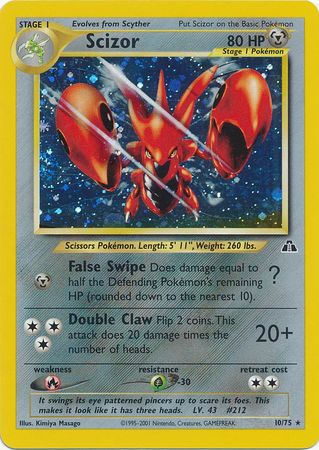 Scizor (10/75) [Neo Discovery Unlimited] - The Mythic Store | 24h Order Processing