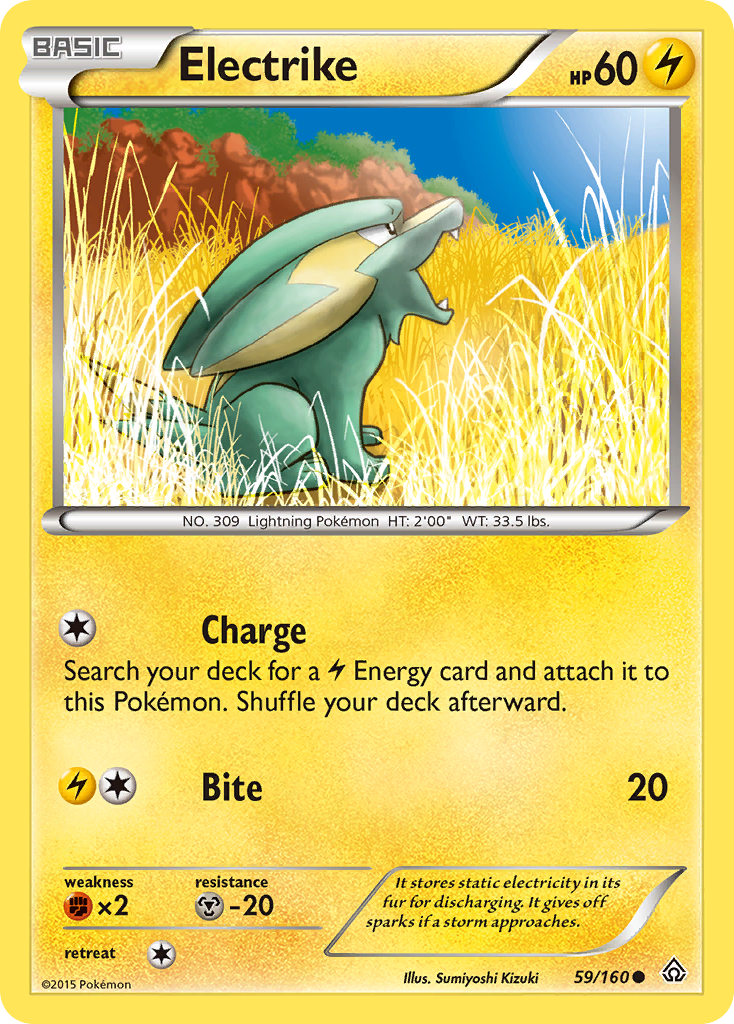 Electrike (59/160) [XY: Primal Clash] - The Mythic Store | 24h Order Processing