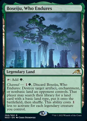 Boseiju, Who Endures (Promo Pack) [Kamigawa: Neon Dynasty Promos] - The Mythic Store | 24h Order Processing