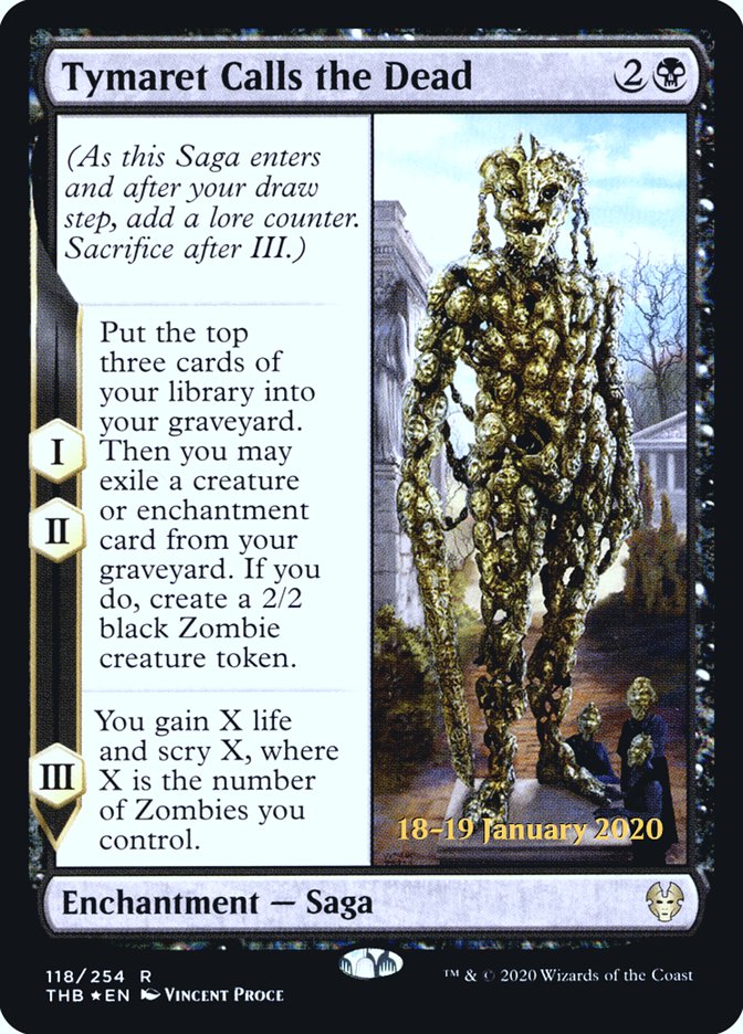 Tymaret Calls the Dead [Theros Beyond Death Prerelease Promos] - The Mythic Store | 24h Order Processing