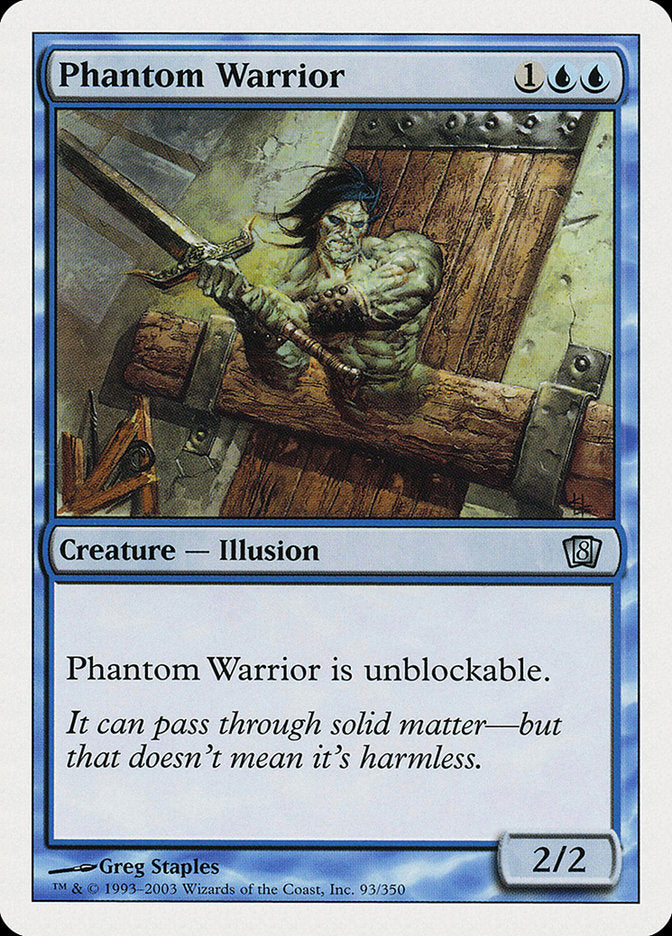 Phantom Warrior [Eighth Edition] - The Mythic Store | 24h Order Processing