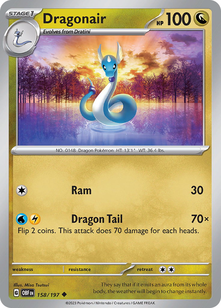 Dragonair (158/197) [Scarlet & Violet: Obsidian Flames] - The Mythic Store | 24h Order Processing