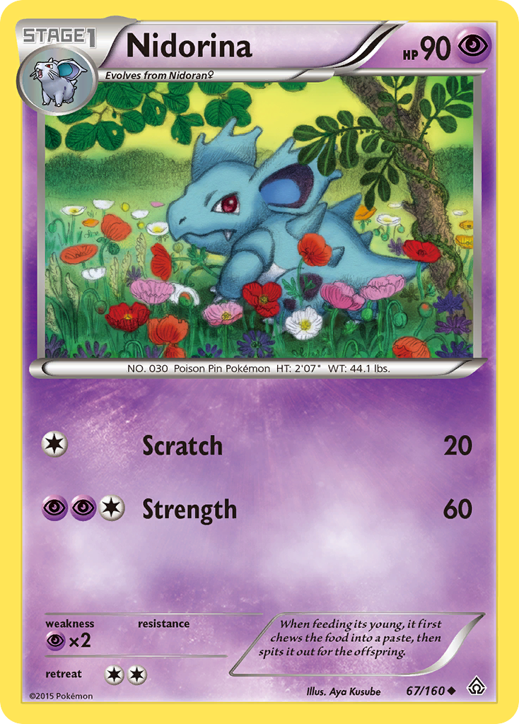 Nidorina (67/160) [XY: Primal Clash] - The Mythic Store | 24h Order Processing