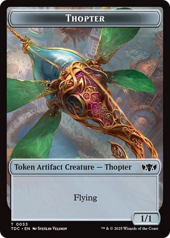 Thopter // Bird Double-Sided Token [Tarkir: Dragonstorm Commander Tokens] - The Mythic Store | 24h Order Processing