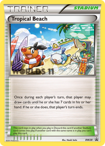 Tropical Beach (BW28) [Black & White: Black Star Promos] - The Mythic Store | 24h Order Processing