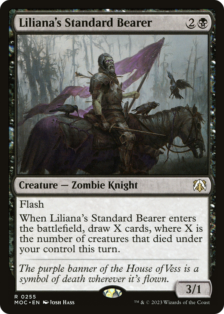 Liliana's Standard Bearer [March of the Machine Commander] - The Mythic Store | 24h Order Processing