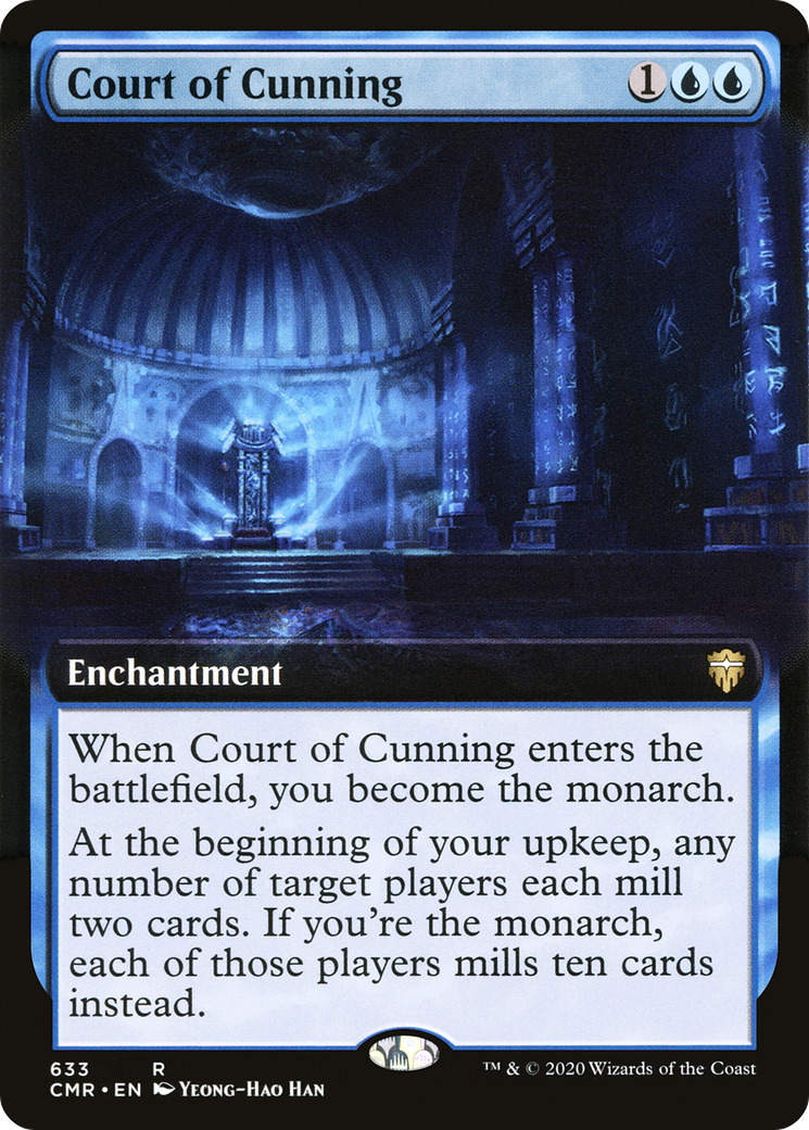 Court of Cunning (Extended Art) [Commander Legends] - The Mythic Store | 24h Order Processing