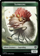 Saproling // Dragon (0021) Double-Sided Token [Commander Masters Tokens] - The Mythic Store | 24h Order Processing