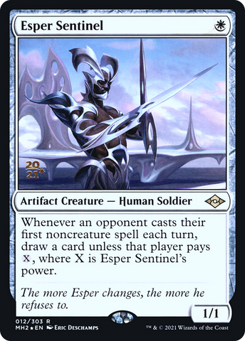 Esper Sentinel [Modern Horizons 2 Prerelease Promos] - The Mythic Store | 24h Order Processing