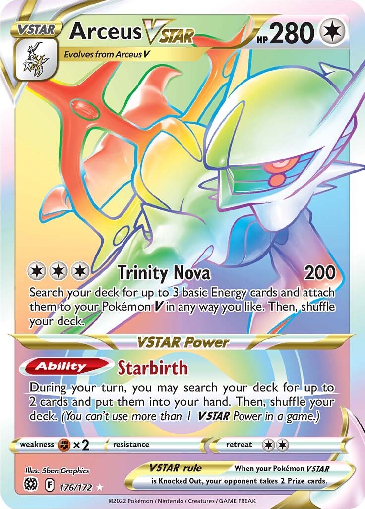 Arceus VSTAR (176/172) [Sword & Shield: Brilliant Stars] - The Mythic Store | 24h Order Processing