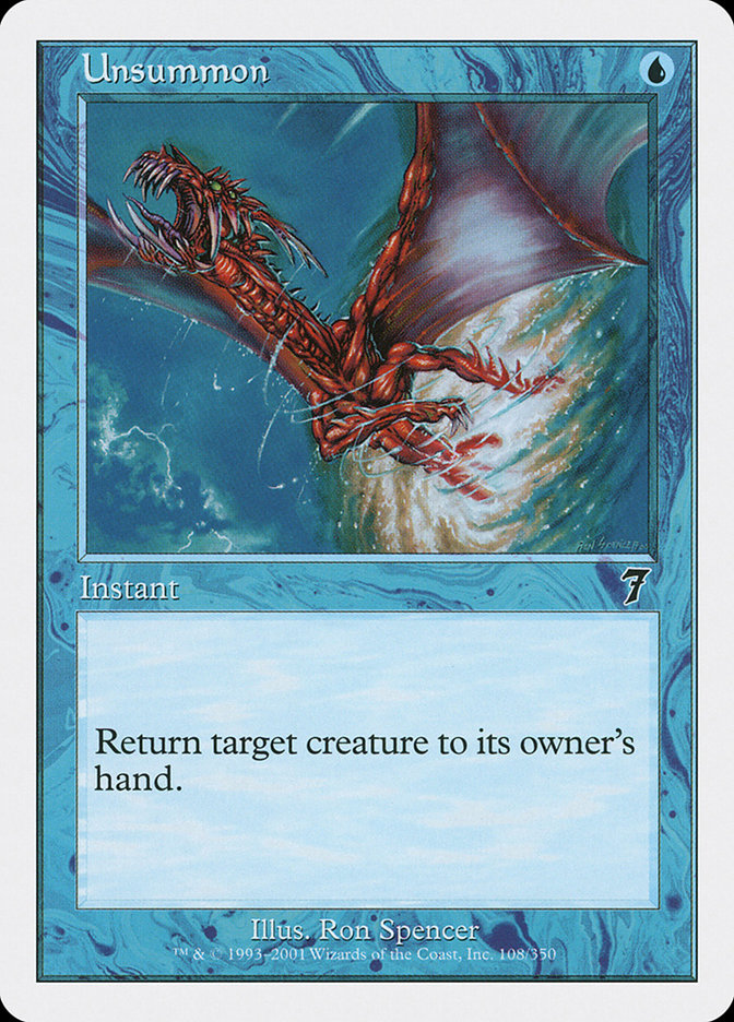 Unsummon [Seventh Edition] - The Mythic Store | 24h Order Processing