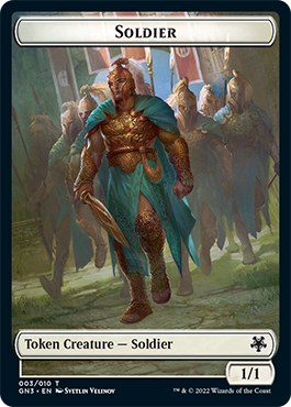 Soldier // Elf Warrior Double-Sided Token [Game Night: Free-for-All Tokens] - The Mythic Store | 24h Order Processing