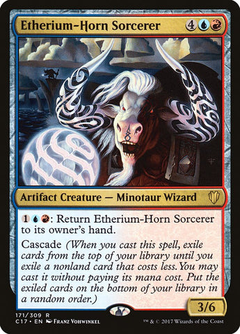 Etherium-Horn Sorcerer [Commander 2017] - The Mythic Store | 24h Order Processing