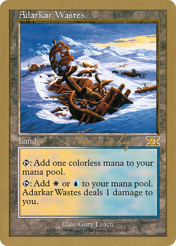 Adarkar Wastes (Tom van de Logt) [World Championship Decks 2000] - The Mythic Store | 24h Order Processing