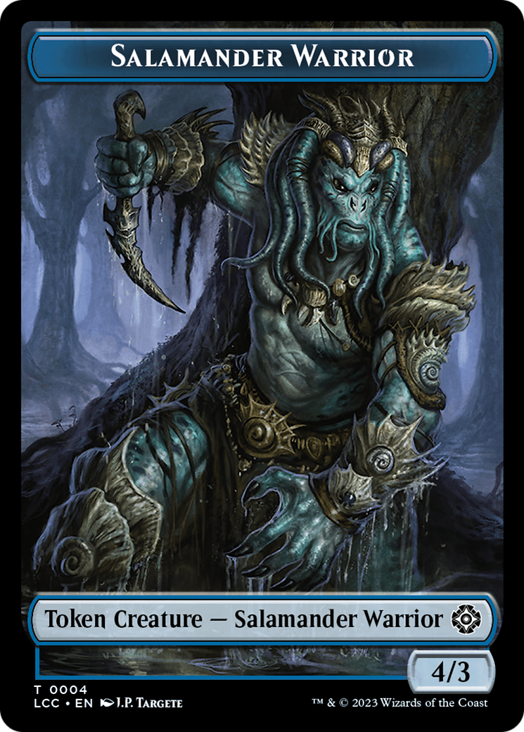 Salamander Warrior // Shapeshifter Double-Sided Token [The Lost Caverns of Ixalan Commander Tokens] - The Mythic Store | 24h Order Processing