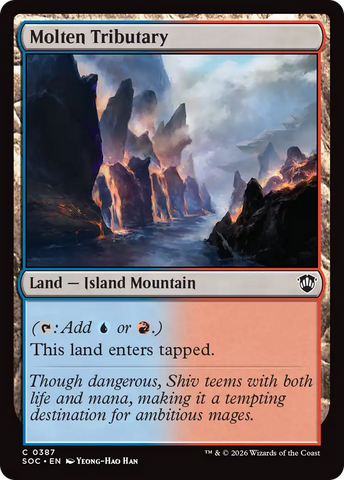 Molten Tributary [Secrets of Strixhaven Commander] - The Mythic Store | 24h Order Processing