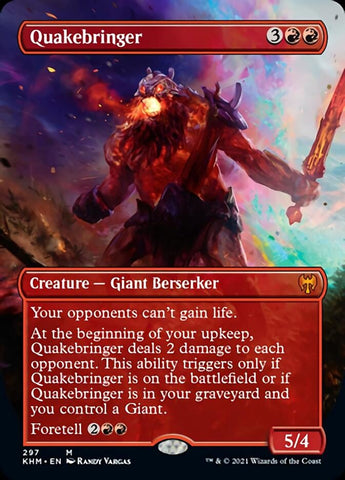 Quakebringer (Borderless Alternate Art) [Kaldheim] - The Mythic Store | 24h Order Processing