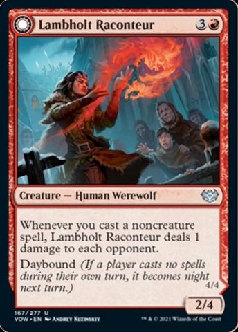 Lambholt Raconteur // Lambholt Ravager [Innistrad: Crimson Vow] - The Mythic Store | 24h Order Processing
