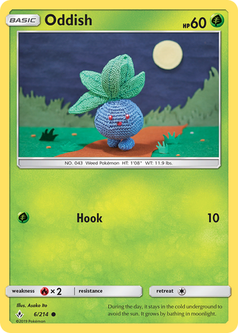 Oddish (6/214) [Sun & Moon: Unbroken Bonds] - The Mythic Store | 24h Order Processing