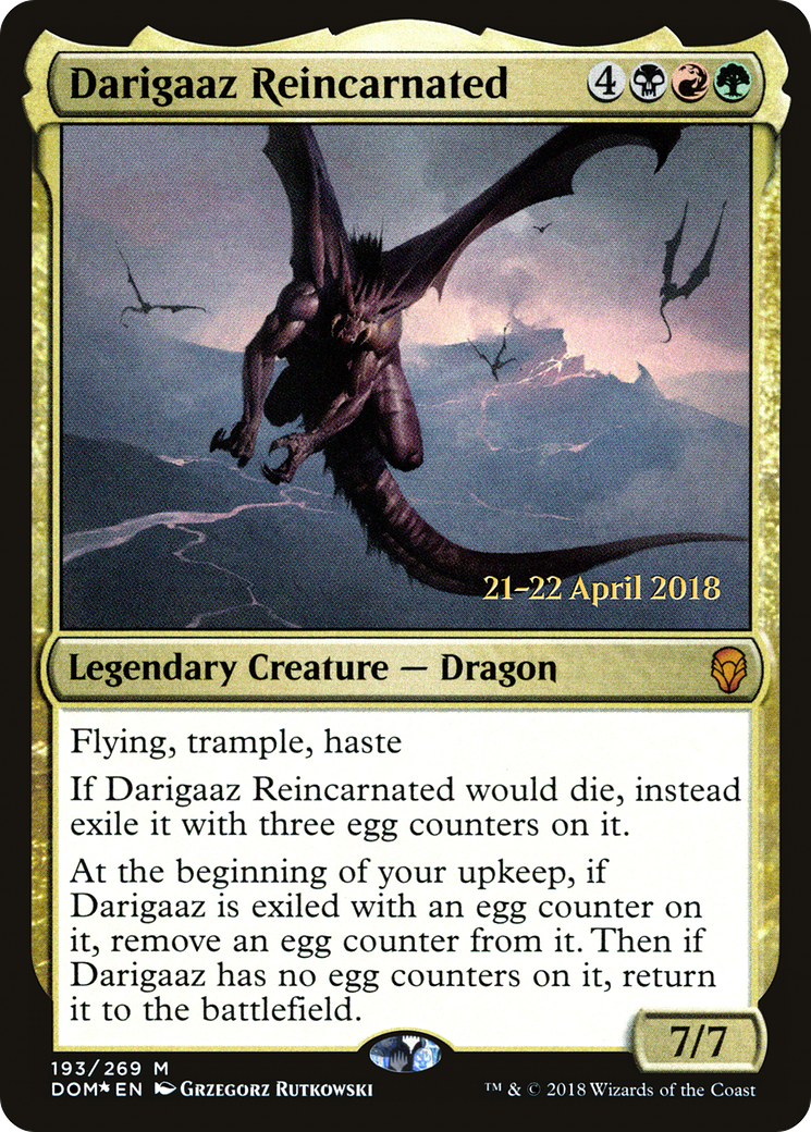 Darigaaz Reincarnated [Dominaria Prerelease Promos] - The Mythic Store | 24h Order Processing