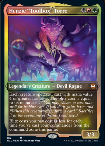 Henzie "Toolbox" Torre (Display Commander) [Streets of New Capenna Commander] - The Mythic Store | 24h Order Processing