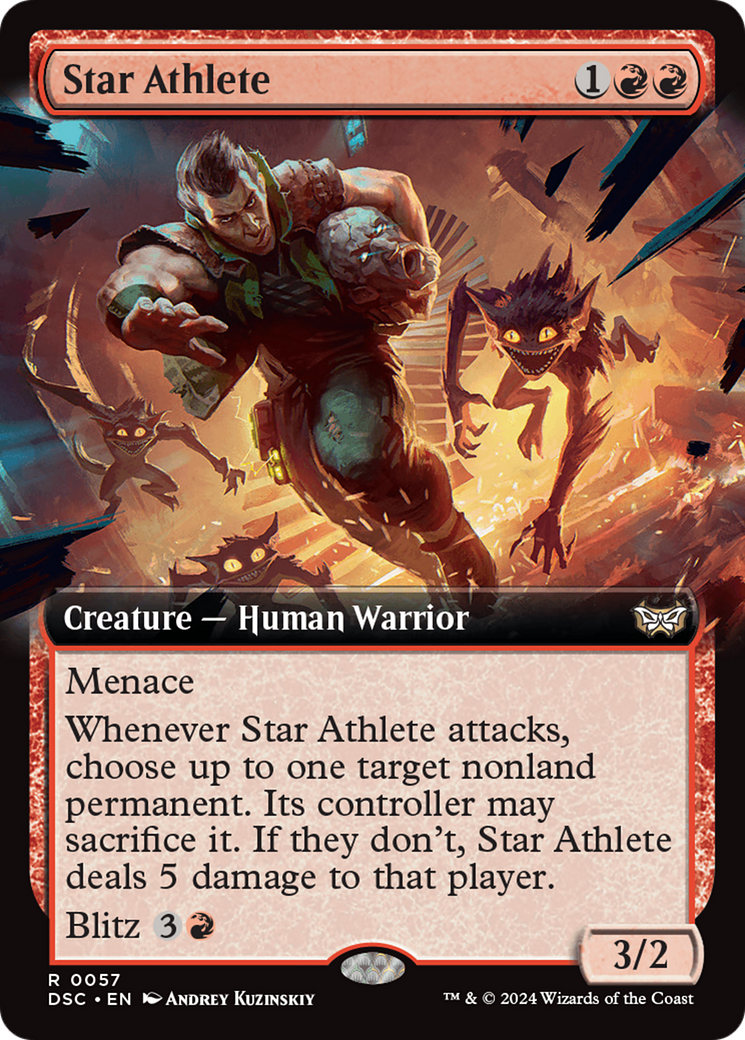 Star Athlete (Extended Art) [Duskmourn: House of Horror Commander] - The Mythic Store | 24h Order Processing