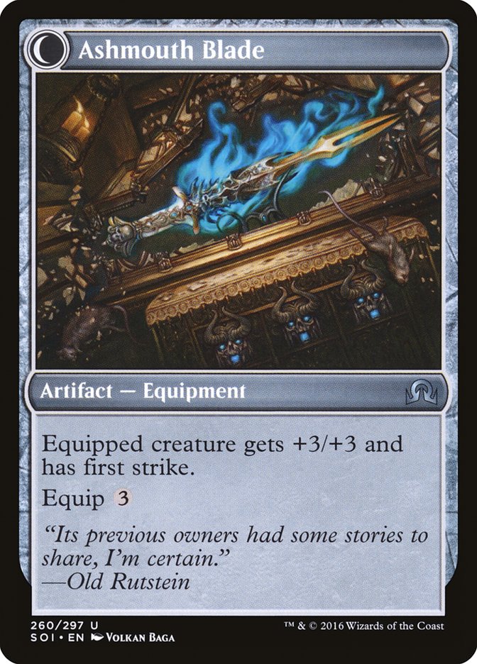 Neglected Heirloom // Ashmouth Blade [Shadows over Innistrad] - The Mythic Store | 24h Order Processing