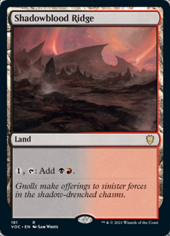 Shadowblood Ridge [Innistrad: Crimson Vow Commander] - The Mythic Store | 24h Order Processing