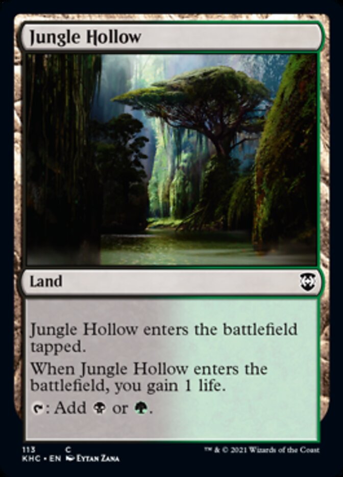 Jungle Hollow [Kaldheim Commander] - The Mythic Store | 24h Order Processing