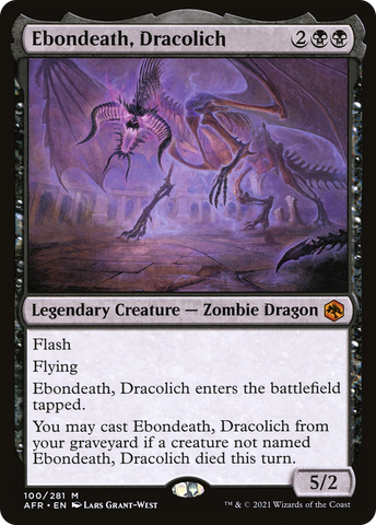 Ebondeath, Dracolich [Dungeons & Dragons: Adventures in the Forgotten Realms] - The Mythic Store | 24h Order Processing