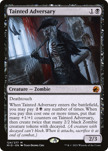 Tainted Adversary [Innistrad: Midnight Hunt] - The Mythic Store | 24h Order Processing