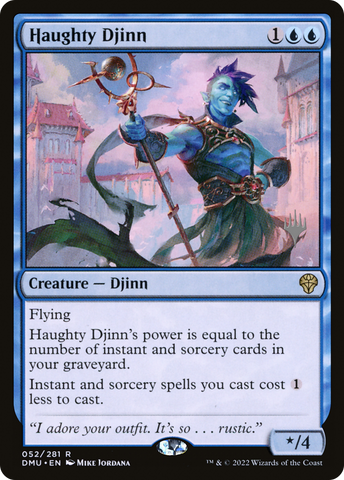 Haughty Djinn (Promo Pack) [Dominaria United Promos] - The Mythic Store | 24h Order Processing