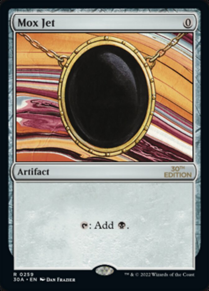Mox Jet [30th Anniversary Edition] - The Mythic Store | 24h Order Processing