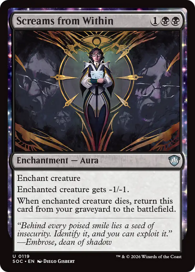 Screams from Within [Secrets of Strixhaven Commander] - The Mythic Store | 24h Order Processing