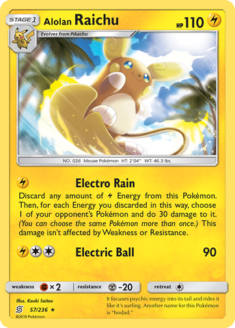 Alolan Raichu (57/236) [Sun & Moon: Unified Minds] - The Mythic Store | 24h Order Processing