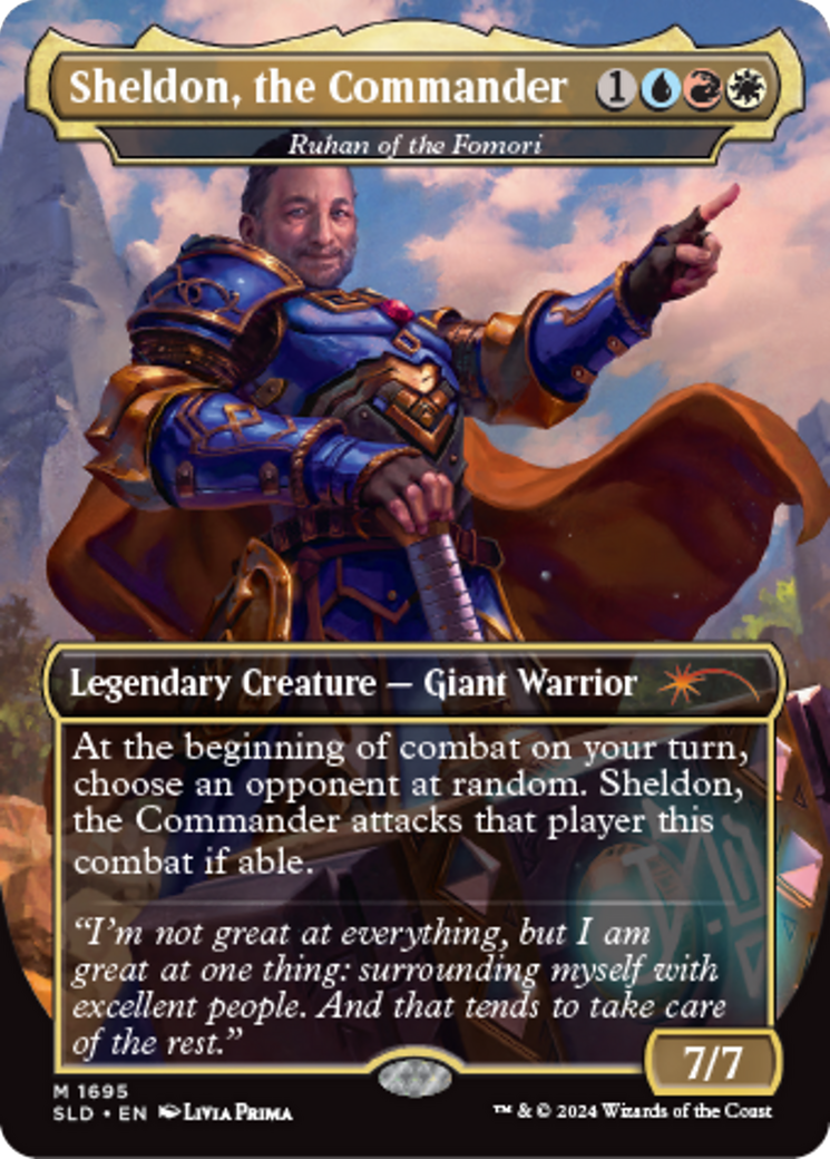 Ruhan of the Fomori - Sheldon, the Commander [Secret Lair: Sheldon's Spellbook] - The Mythic Store | 24h Order Processing