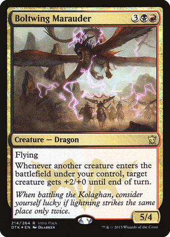 Boltwing Marauder (Intro Pack) [Dragons of Tarkir Promos] - The Mythic Store | 24h Order Processing