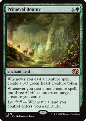 Primeval Bounty [Foundations Jumpstart] - The Mythic Store | 24h Order Processing