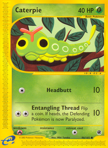 Caterpie (96/165) [Expedition: Base Set] - The Mythic Store | 24h Order Processing