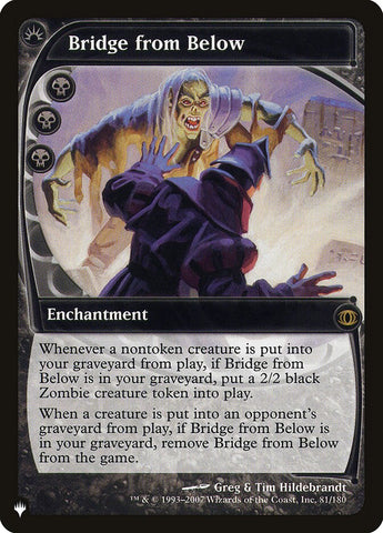 Bridge from Below [The List] - The Mythic Store | 24h Order Processing