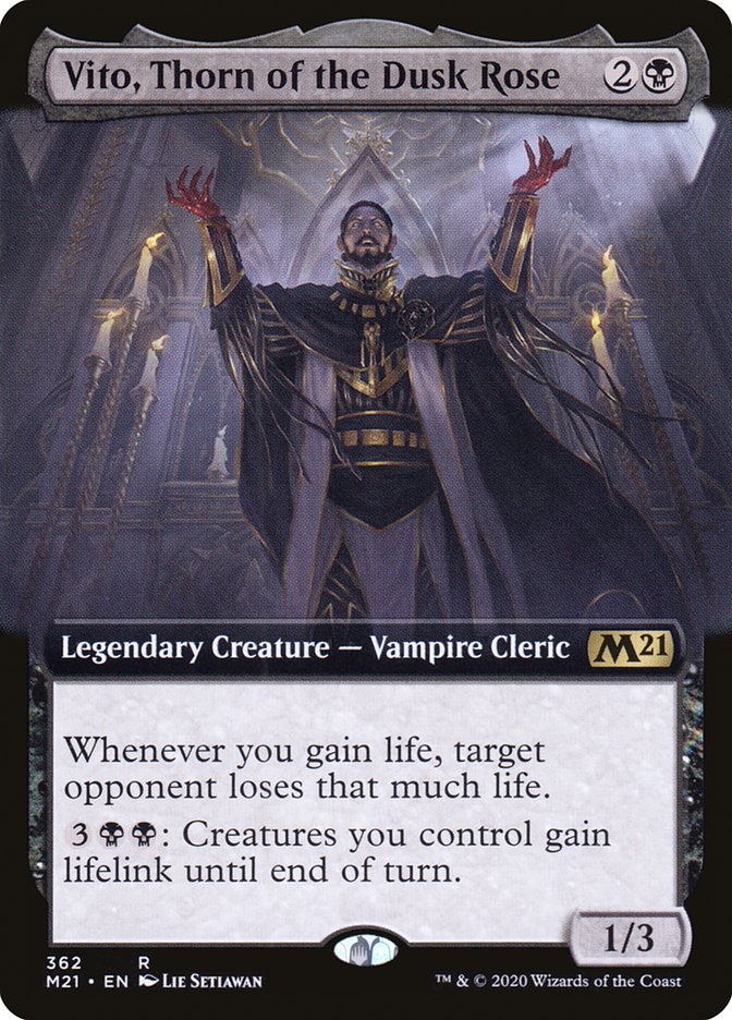 Vito, Thorn of the Dusk Rose (Extended Art) [Core Set 2021] - The Mythic Store | 24h Order Processing